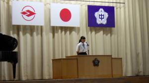 生徒会長の話