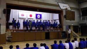 合唱コンクール練習の様子