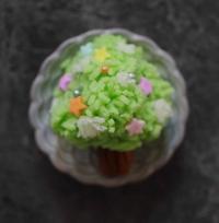 クリスマスツリーの練り切り