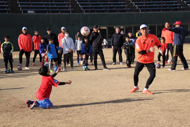 上平公園ハートフルサッカー親子教室