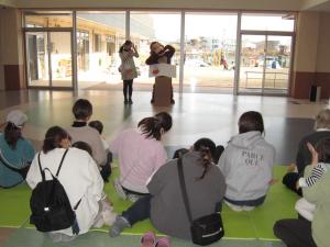 もんきちとの触れ合い