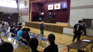 卒業証書授与式予行