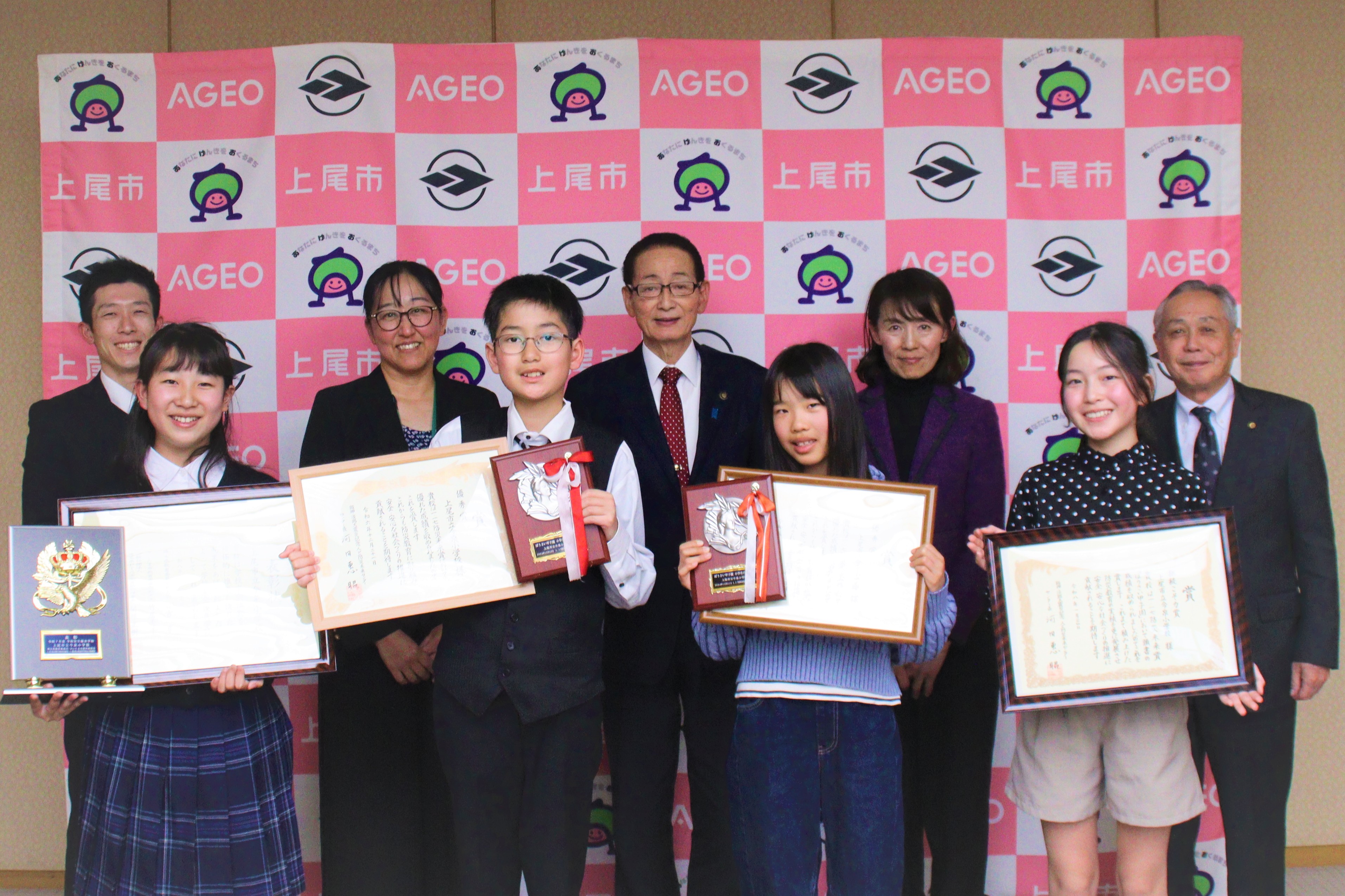 今泉小学校が市長を表敬訪問