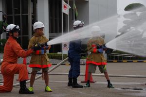放水体験