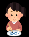 お皿の絵付け
