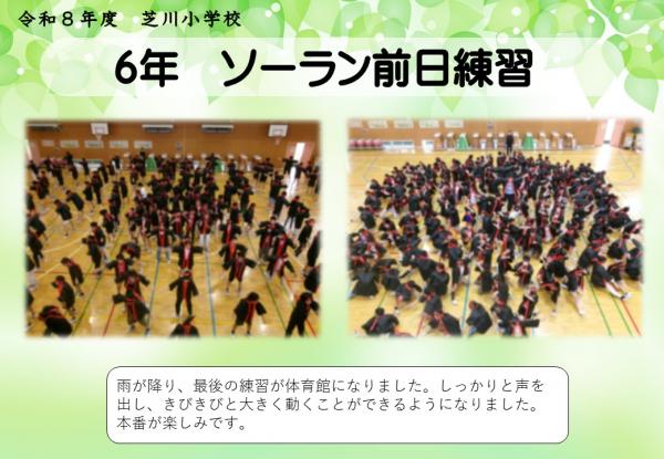 6年　ソーラン