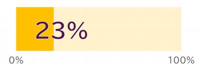 23%