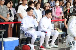解説する浅海選手