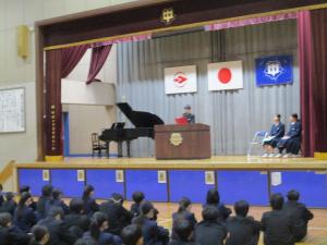 学年代表の言葉