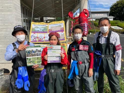 上尾水辺守の皆さんとともに上尾市は生物多様性の普及啓発に取り組んでいます！