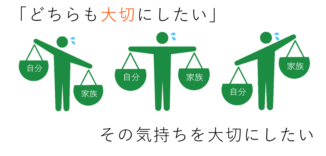 「どちらも大切にしたい」その気持ちを大切にしたい