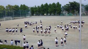 昼休み体育祭練習