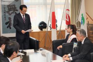 畠山市長お話