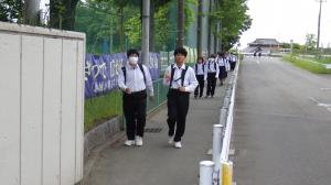 登校の様子
