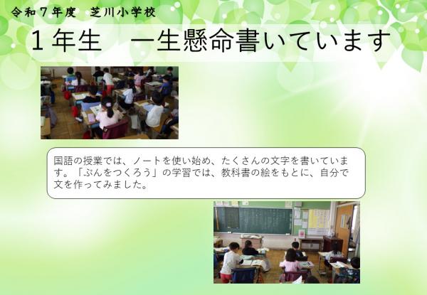 １年　国語