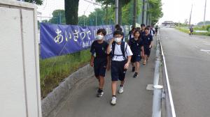 登校の様子