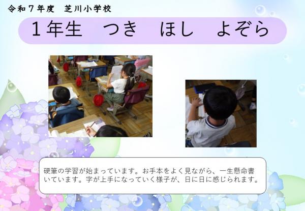 1年　硬筆