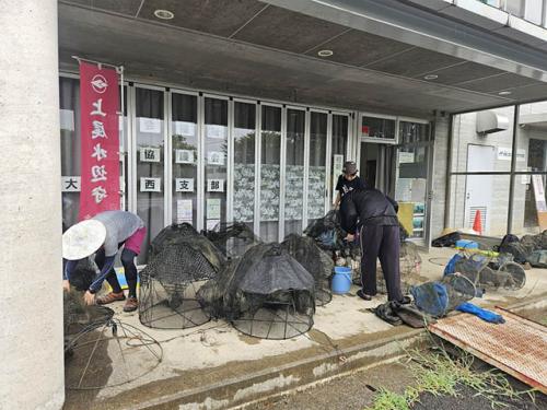 ワナの点検と補修