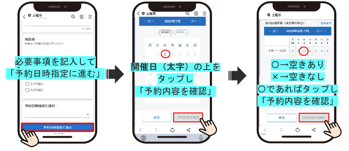 必要事項を記入