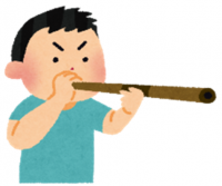 吹矢イラスト
