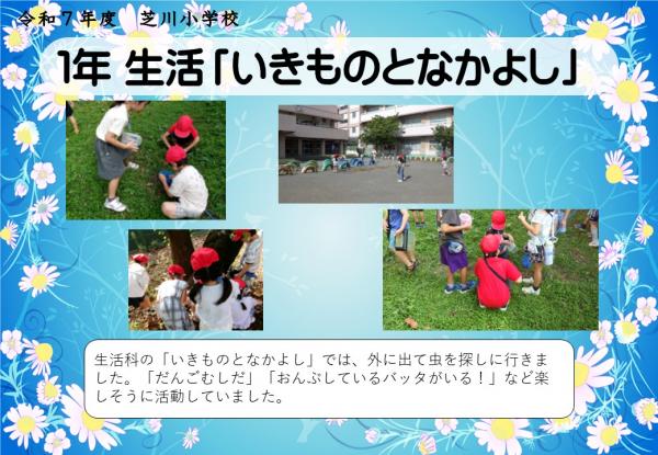 1年　生活