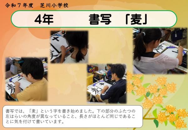 4年　書写