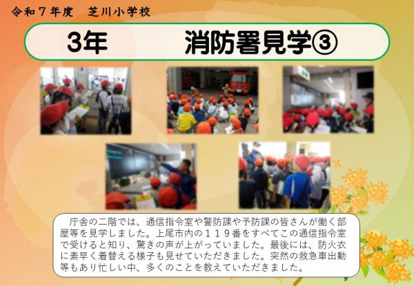 3年　見学