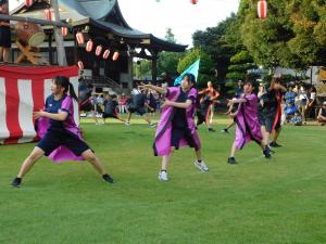 瓦葺中学校のよさこい1