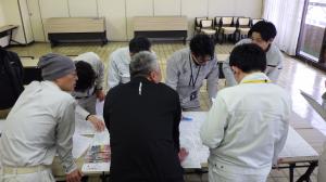 漏水の通報を受けた場合を想定し、その対応を検討