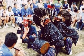 藤波のささら獅子舞-1
