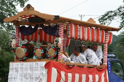 中平塚の祭りばやし写真