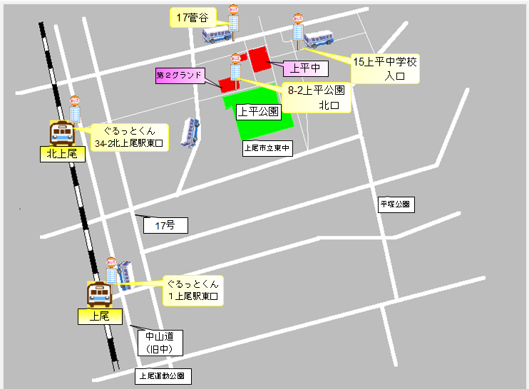 学校周辺地図