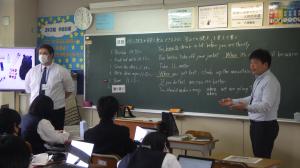 上尾市教育委員会による学校訪問4