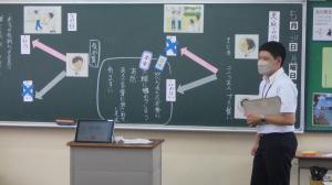 上尾市教育委員会による学校訪問2