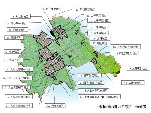 地区計画位置図(令和3年3月26日)