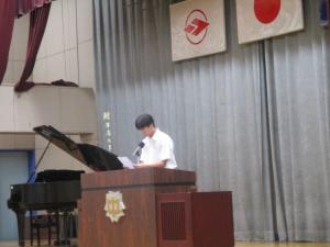 2学期始業式1